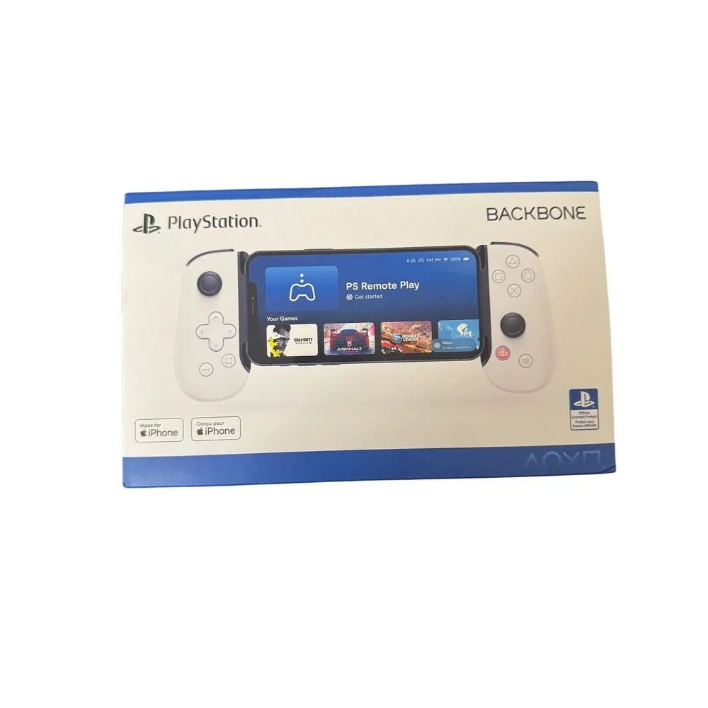 Backbone One Mobile Gaming Controller for iPhone PlayStation‎ Edition White NIB